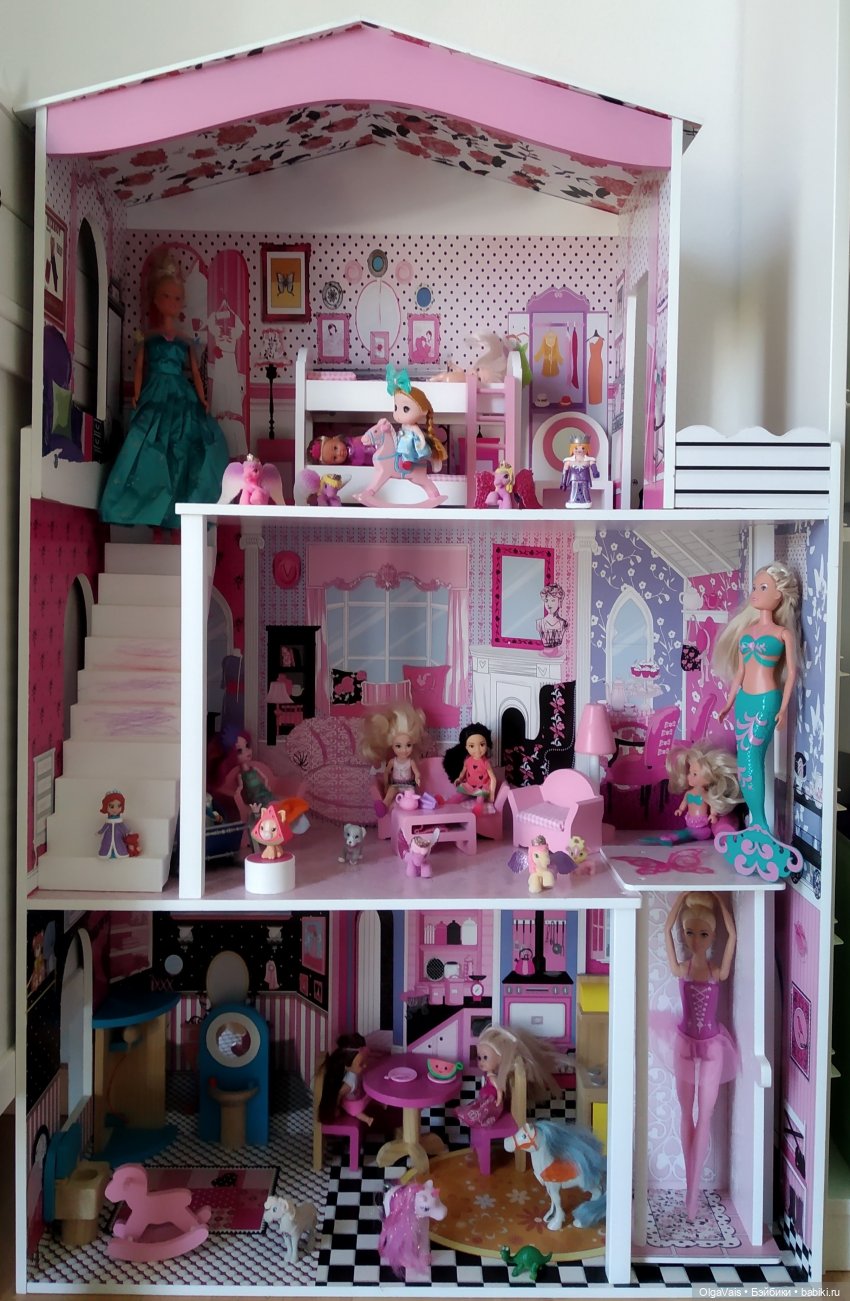 Купить Кукольный домик игровой для Барби AVKO Вилла Барселона, лифт, кукла - internat-mednogorsk.ru
