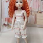 Винтажное белье для кукол RubyRed
