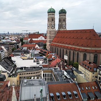 Мюнхен с высоты птичьего полета