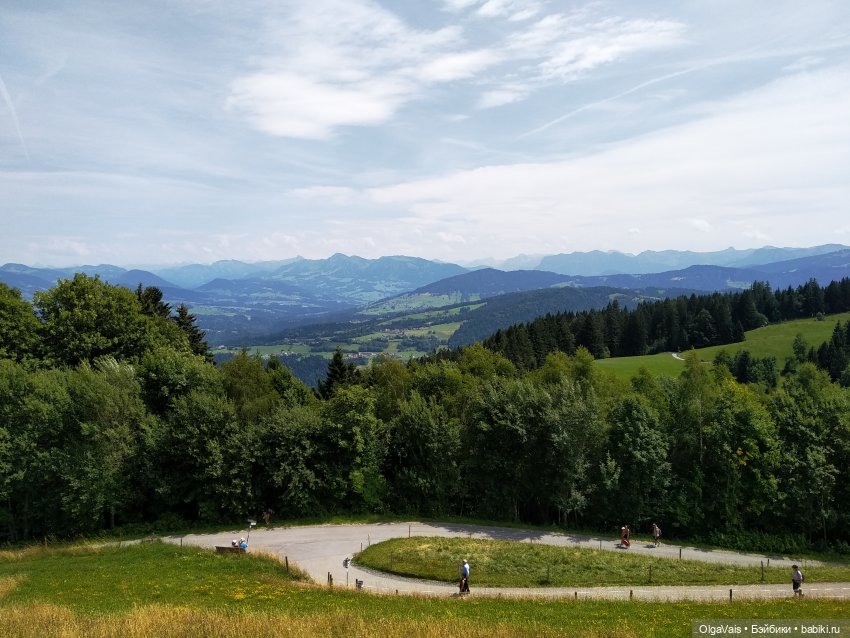 Боденское озеро, австрийские Альпы, Брегенц, гора Пфендер