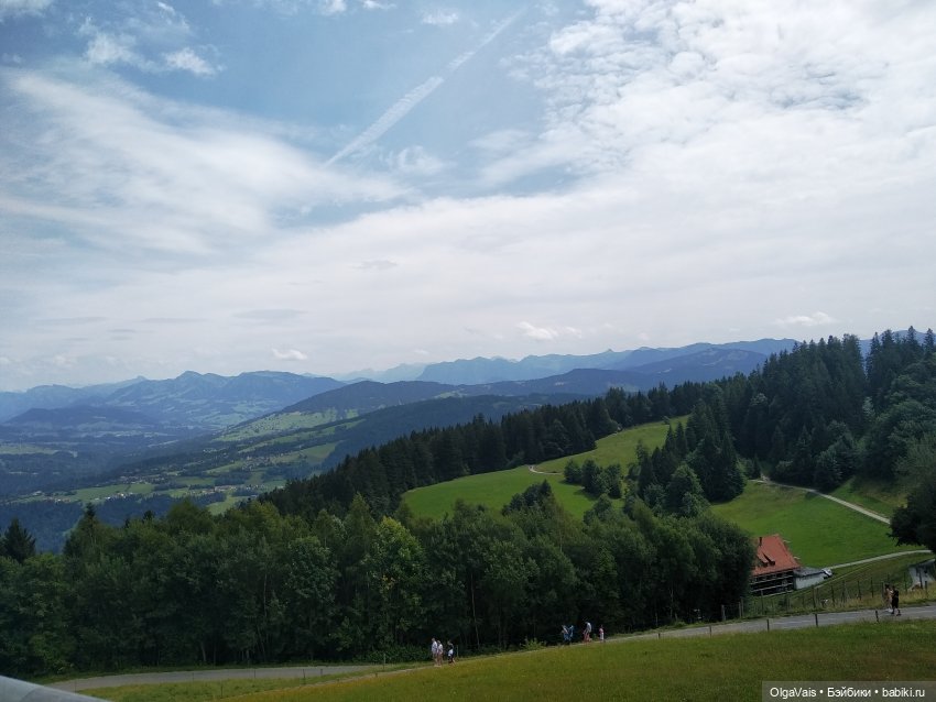 Боденское озеро, австрийские Альпы, Брегенц, гора Пфендер