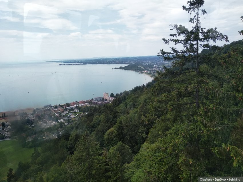 Боденское озеро, австрийские Альпы, Брегенц, гора Пфендер