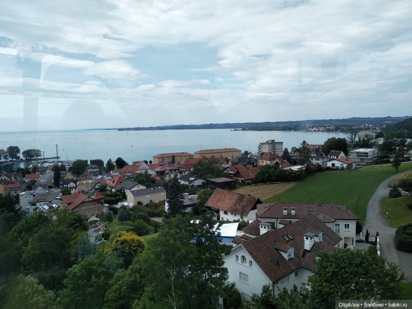 Боденское озеро, австрийские Альпы, Брегенц, гора Пфендер