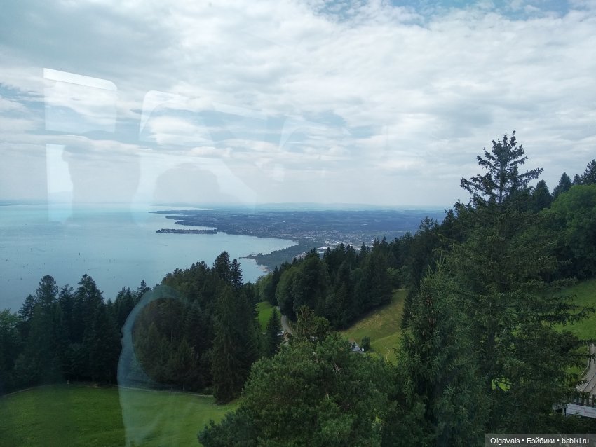 Боденское озеро, австрийские Альпы, Брегенц, гора Пфендер