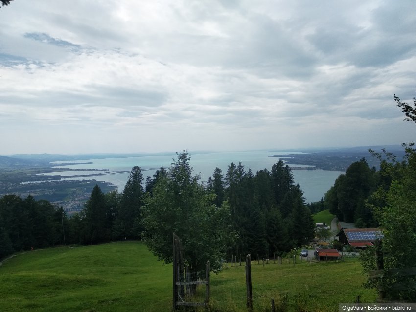 Боденское озеро, австрийские Альпы, Брегенц, гора Пфендер