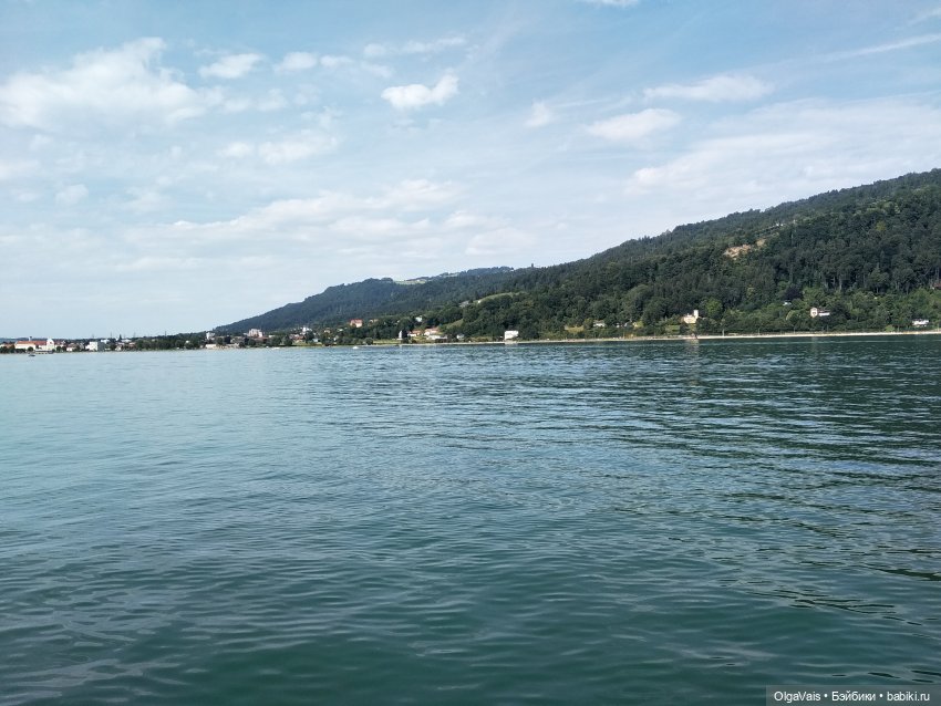 Боденское озеро, австрийские Альпы, Брегенц, гора Пфендер