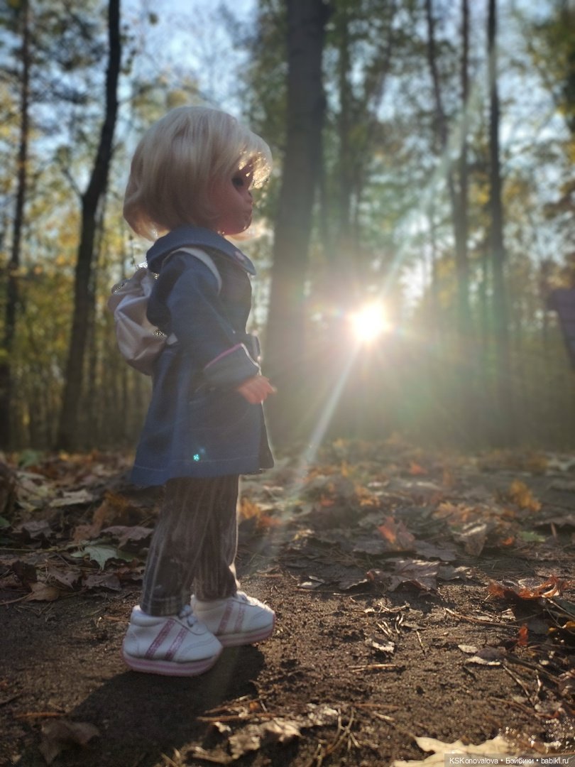Свершилось - Первая в её жизни прогулка