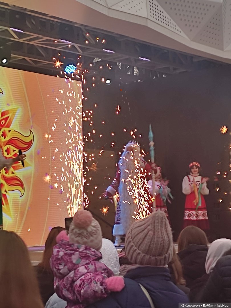 Деду Морозу Весна куклу подарила