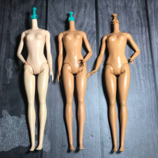Тела Барби — Barbie Mattel разных скинтонов с плоской стопой и подвижным шейным шарниром