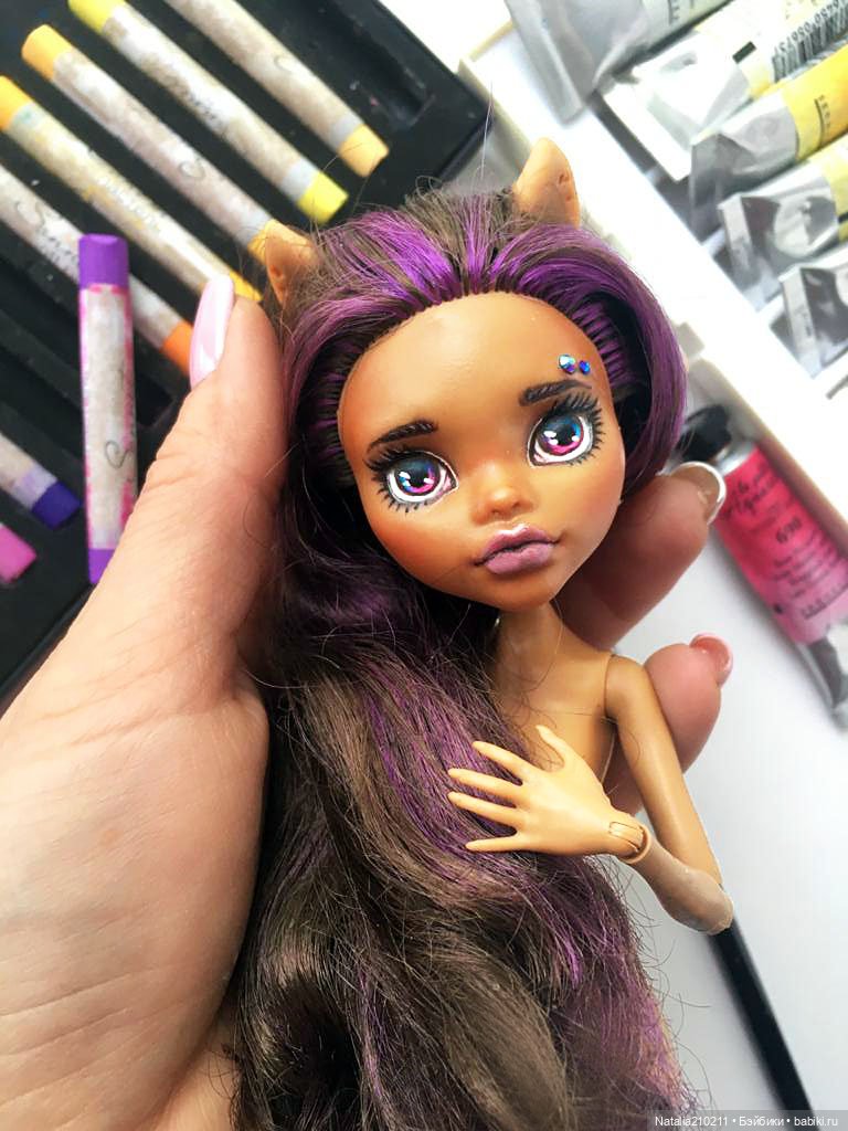 ООАК, моё начало пути — ООАК Monster High и Ever After High: репейнт (фото 2)