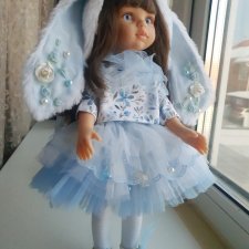 Комплект Пасхальный  с вышивкой для кукол 32-34 см