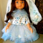 Комплект Пасхальный  с вышивкой для кукол 32-34 см