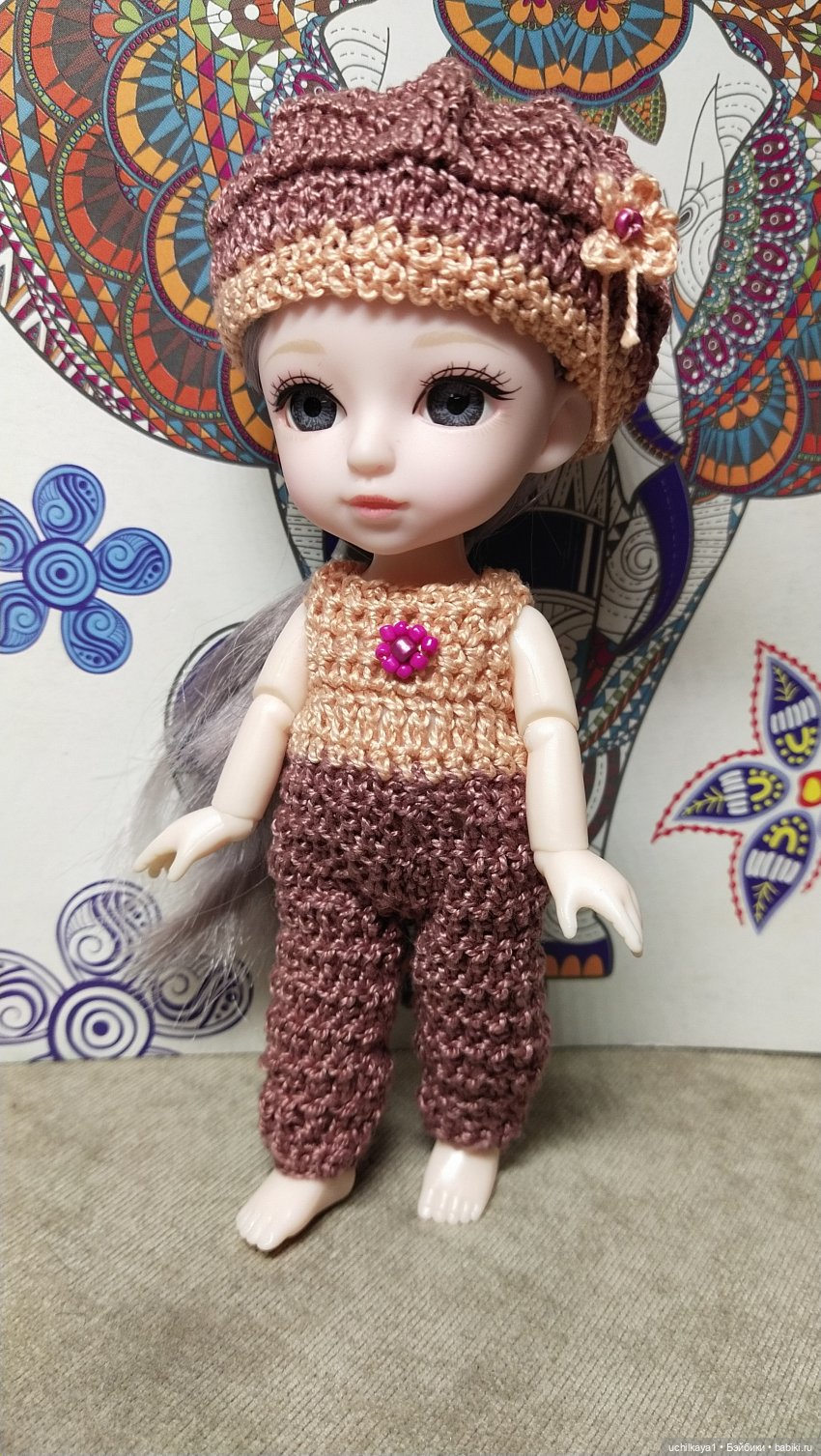 Миркины вязалки — Вяжу крючком и спицами на куколок A (фото 6)