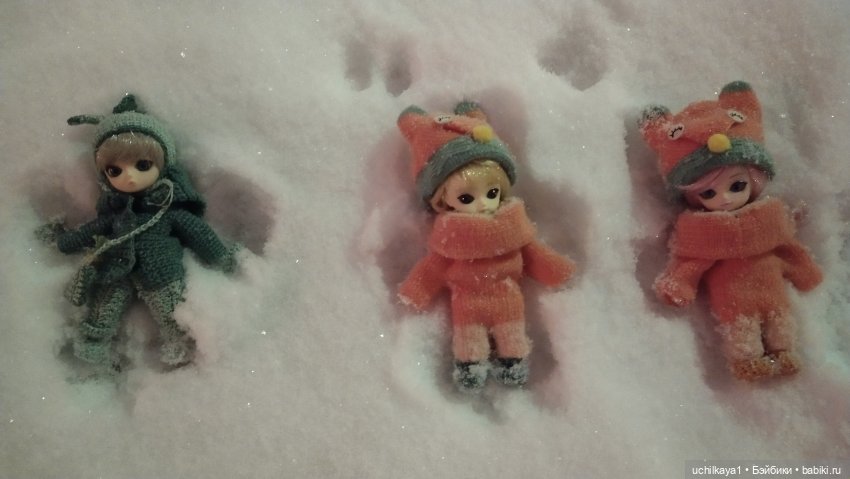Мирка и Ко. Снег — Куклы Ai Doll и Pangju (Панджу): Tiny BJD (БЖД) (фото 3)