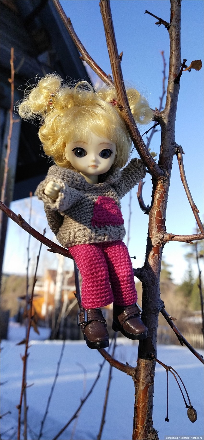 Мирка и Ко. А мы гуляем — Куклы Ai Doll и Pangju (Панджу): Tiny BJD (БЖД) (фото 7)