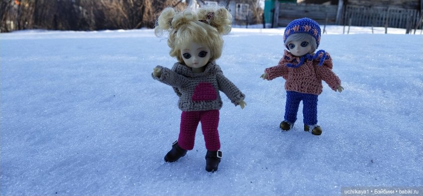 Мирка и Ко. А мы гуляем — Куклы Ai Doll и Pangju (Панджу): Tiny BJD (БЖД)