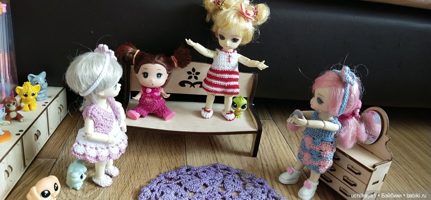Мирка и Ко. Сидим дома — Куклы Ai Doll и Pangju (Панджу): Tiny BJD (БЖД) (фото 2)