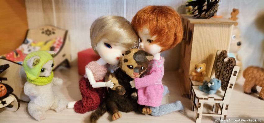 Котейка — Домашние фото авторских игрушек: Тедди (фото 10)