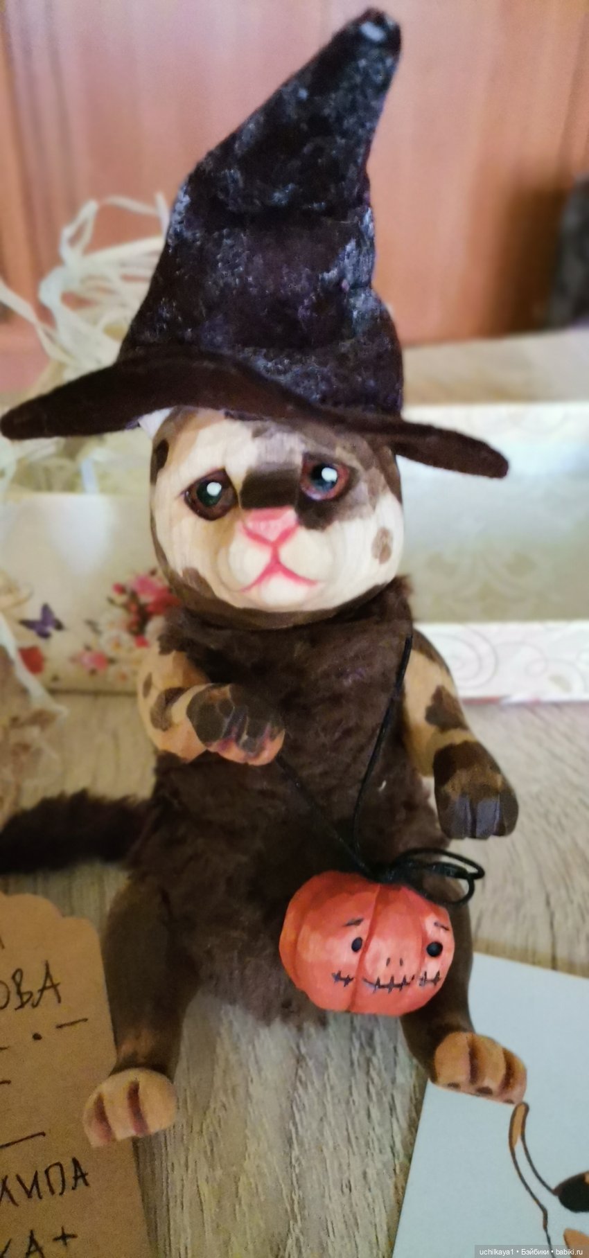 Котейка — Домашние фото авторских игрушек: Тедди (фото 5)