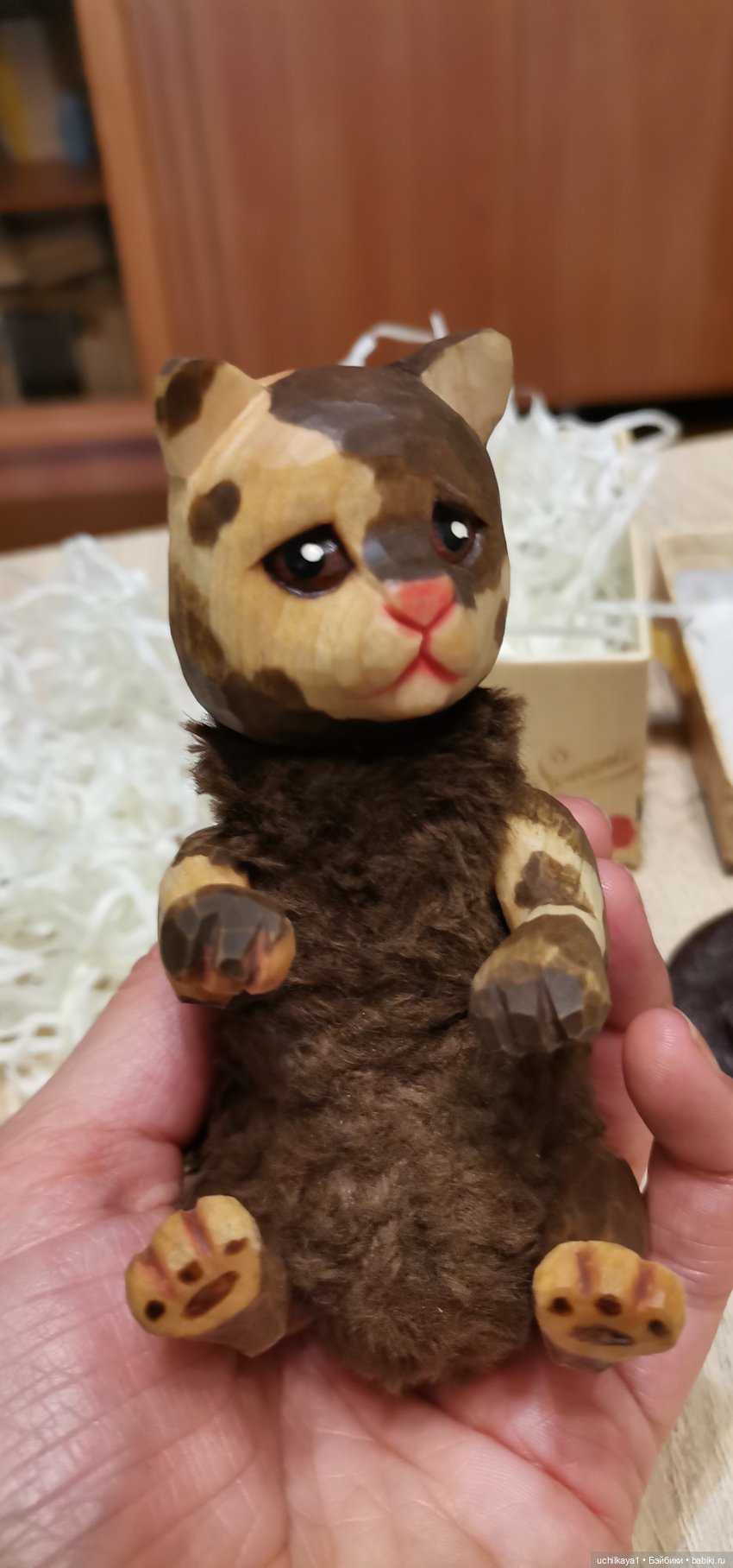Котейка — Домашние фото авторских игрушек: Тедди (фото 9)