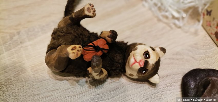 Котейка — Домашние фото авторских игрушек: Тедди (фото 8)