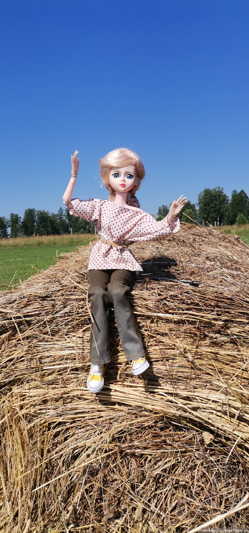 Анна на сене — Куклы Звезды подиума (Angel Collection): шарнирные (фото 6)