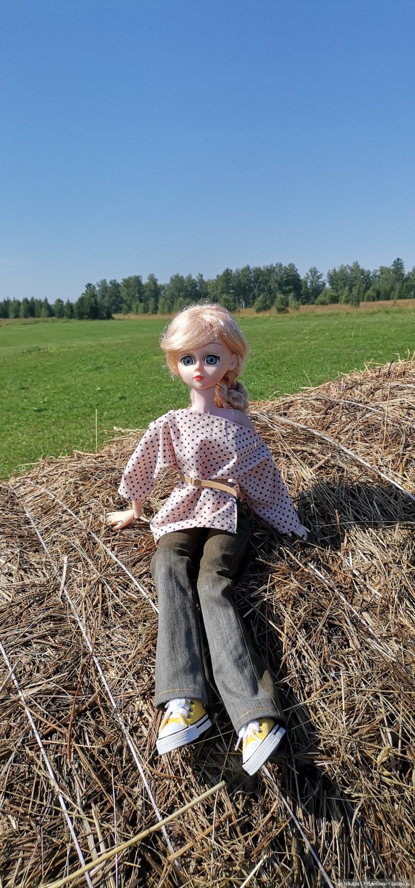 Анна на сене — Куклы Звезды подиума (Angel Collection): шарнирные (фото 4)