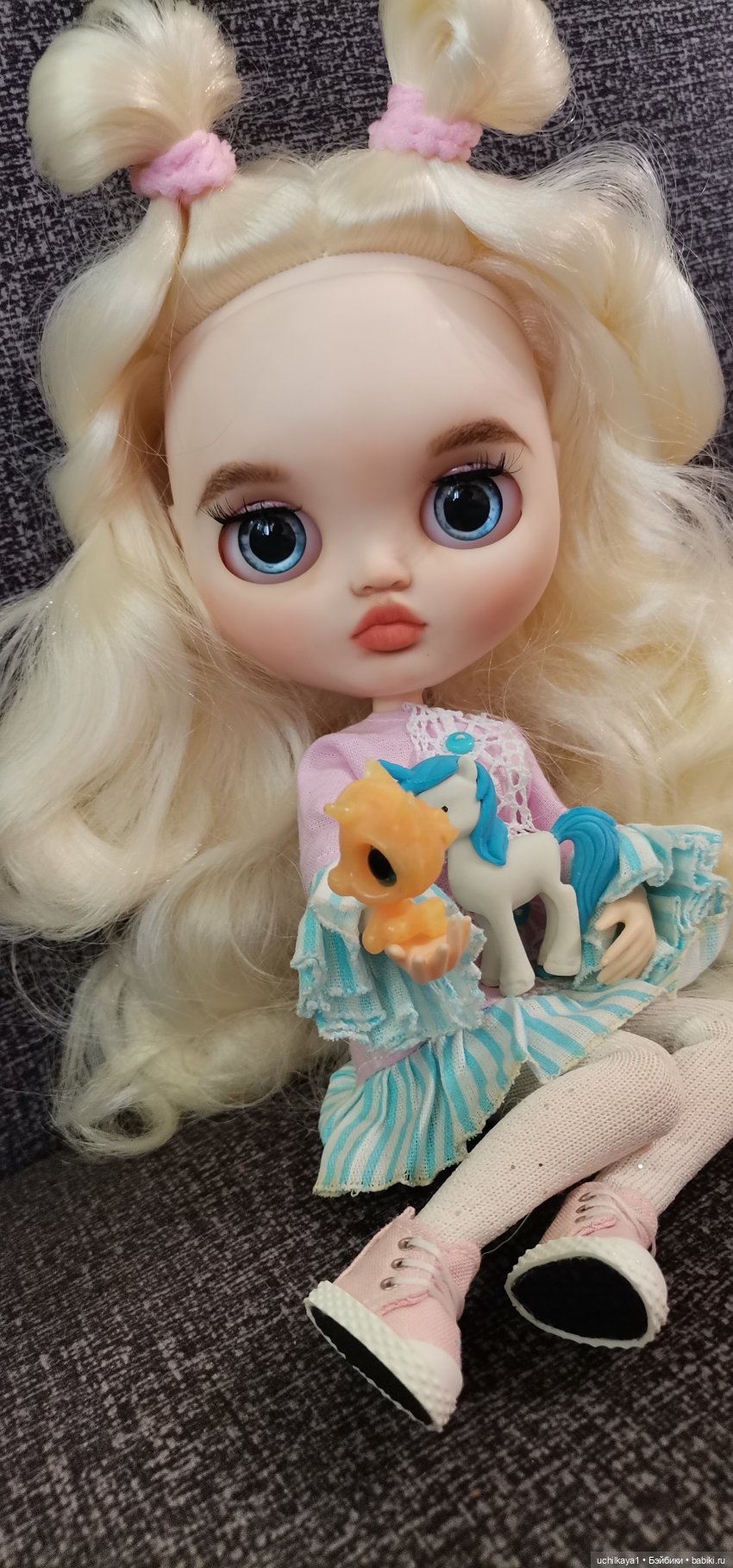 Ванильное облачко — Куклы Blythe (Блайз) ООАК: кастом (фото 9)