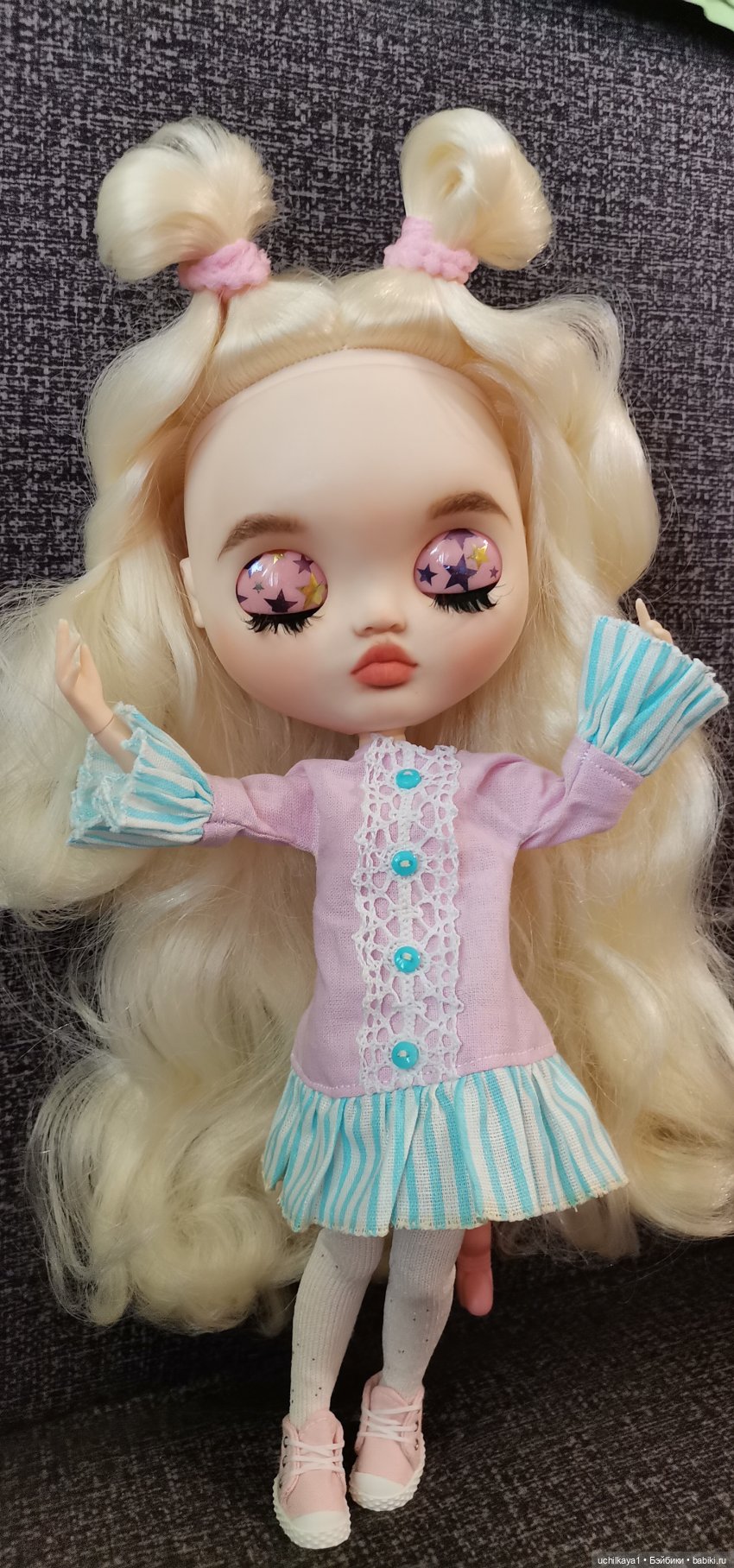 Ванильное облачко — Куклы Blythe (Блайз) ООАК: кастом