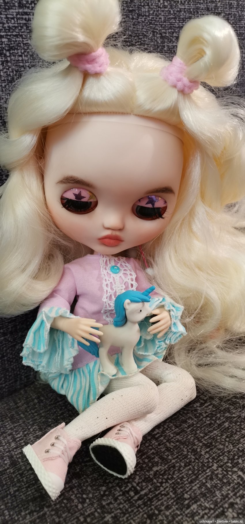 Ванильное облачко — Куклы Blythe (Блайз) ООАК: кастом (фото 7)