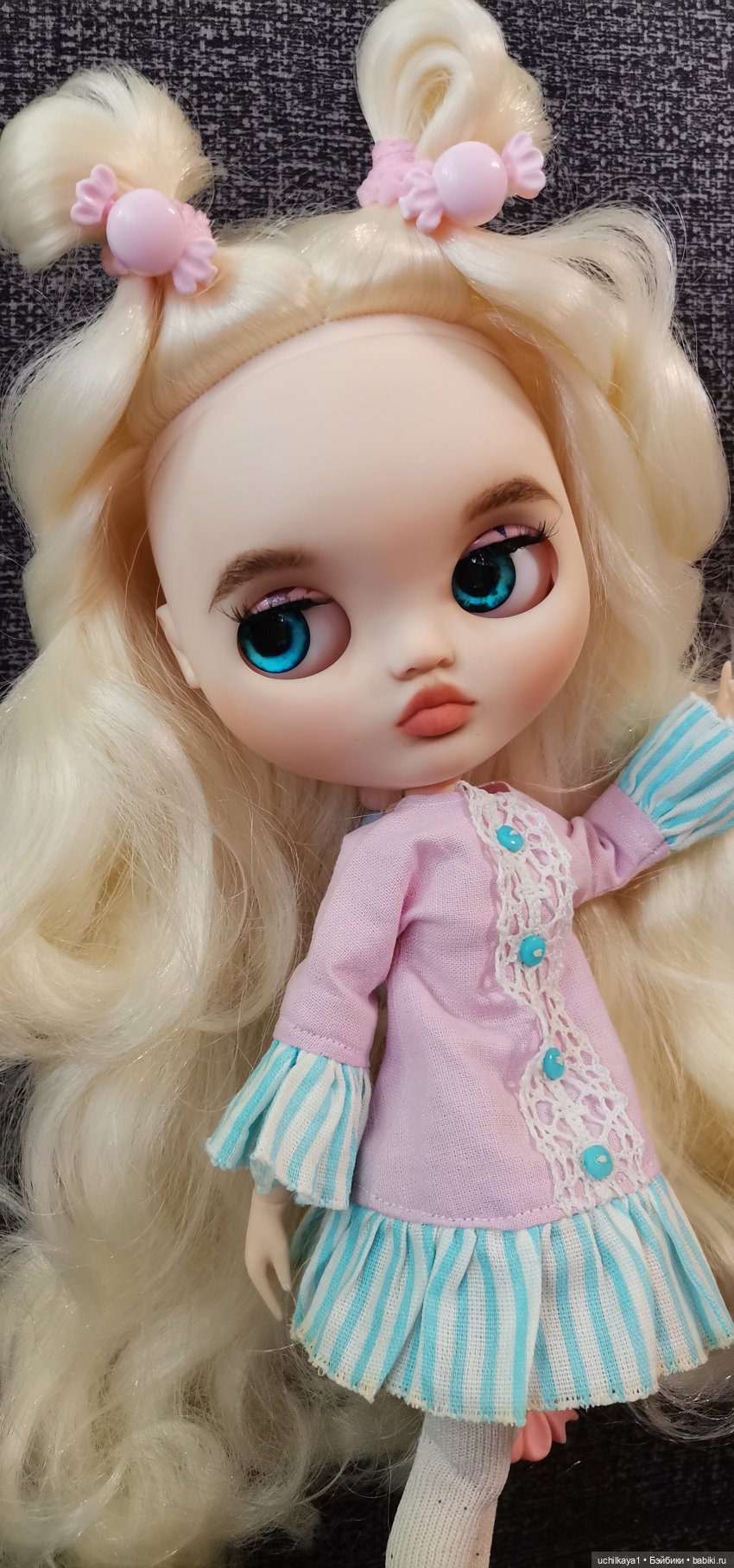 Ванильное облачко — Куклы Blythe (Блайз) ООАК: кастом