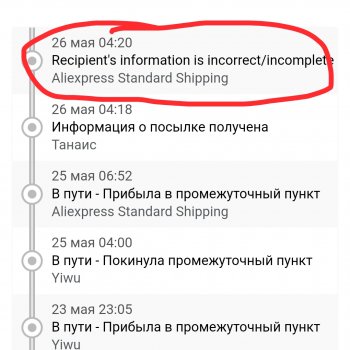 Посылка с Али. Доедет?