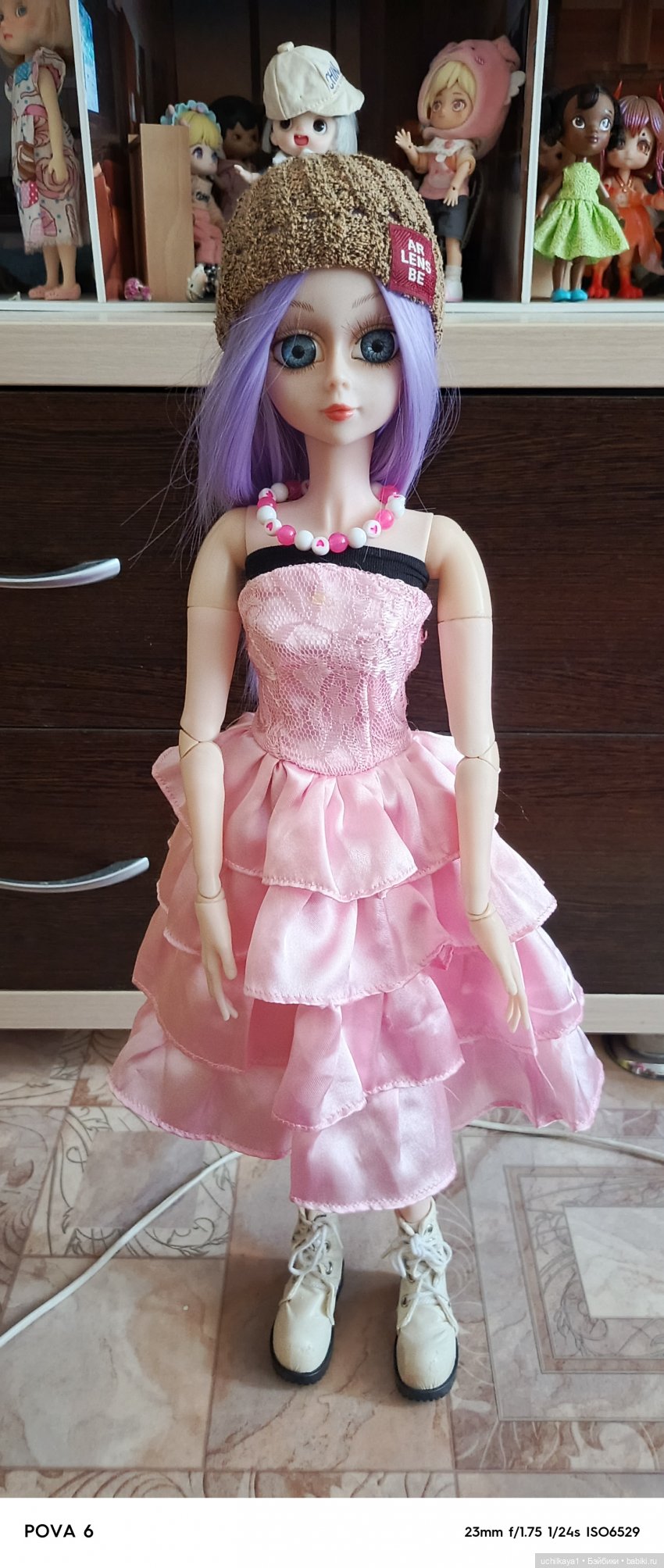 Полина. До и после — Куклы Звезды подиума (Angel Collection): шарнирные