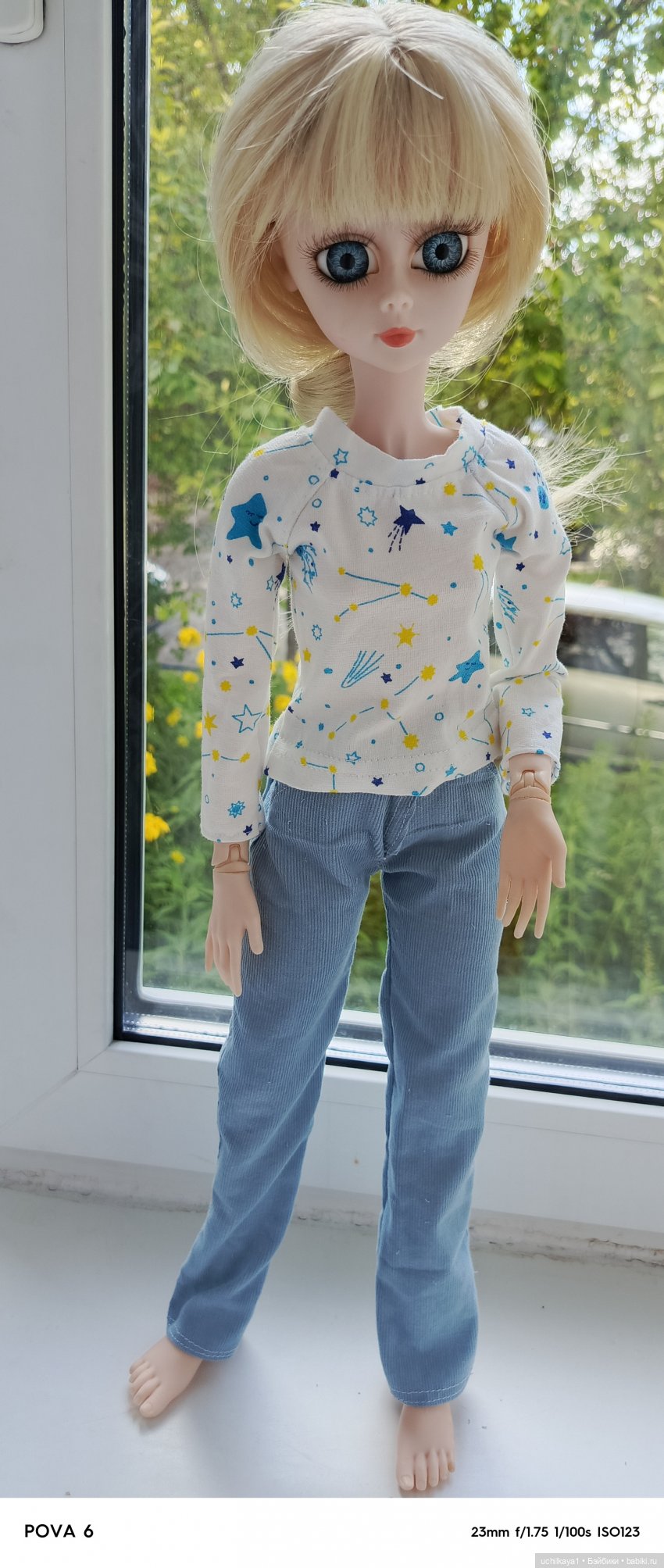 Полина. До и после — Куклы Звезды подиума (Angel Collection): шарнирные