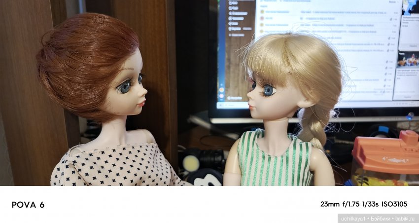 Полина. До и после — Куклы Звезды подиума (Angel Collection): шарнирные