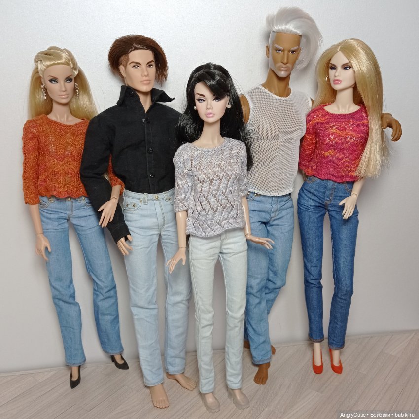Много-много джинсов | Бэйбики Много-много джинсов — Одежда и обувь для кукол своими руками: фото (фото 3)