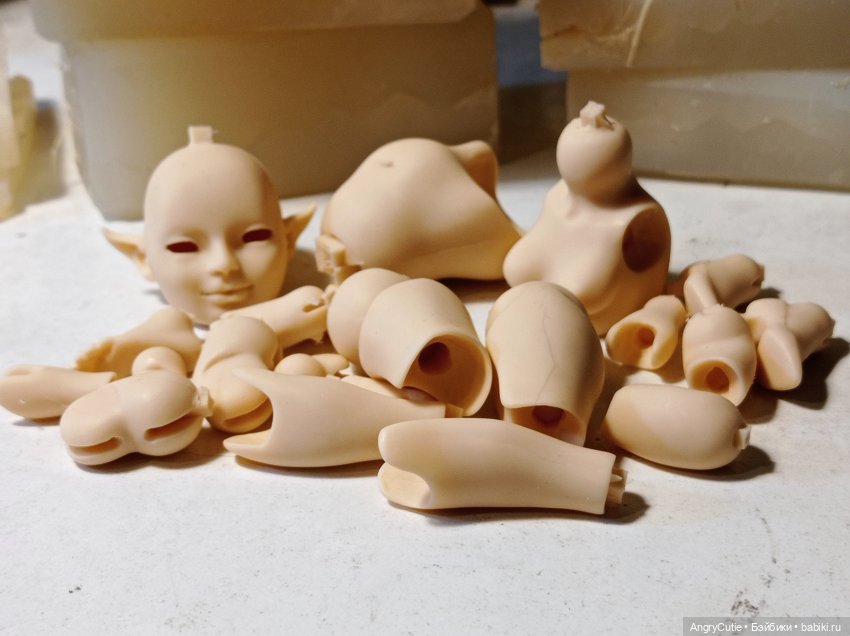 Как рождаются Феи — Авторские шарнирные куклы своими руками: лепка (фото 3)
