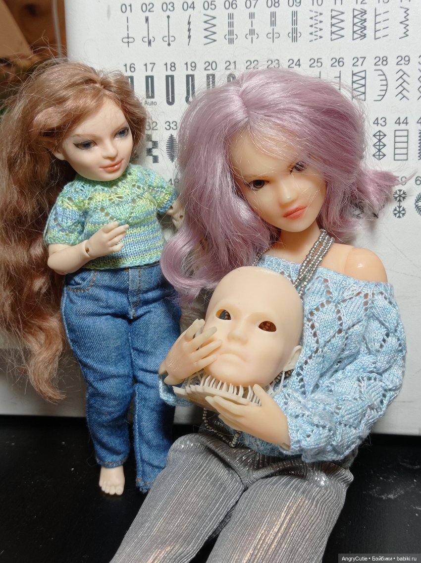 Одна Яна с двумя лицами — Авторские шарнирные куклы своими руками: лепка