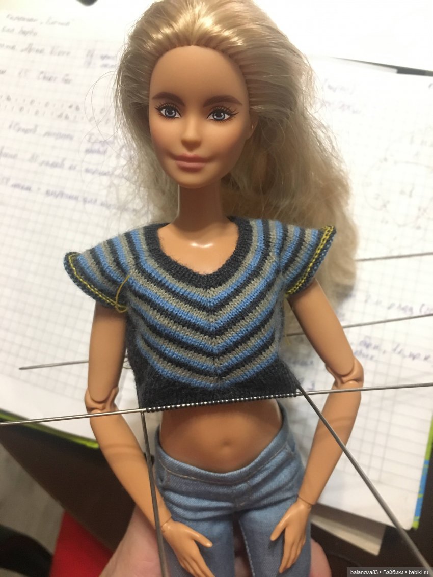 Платье "Чайка" для барби — Одежда и обувь для кукол своими руками: фото (фото 6)