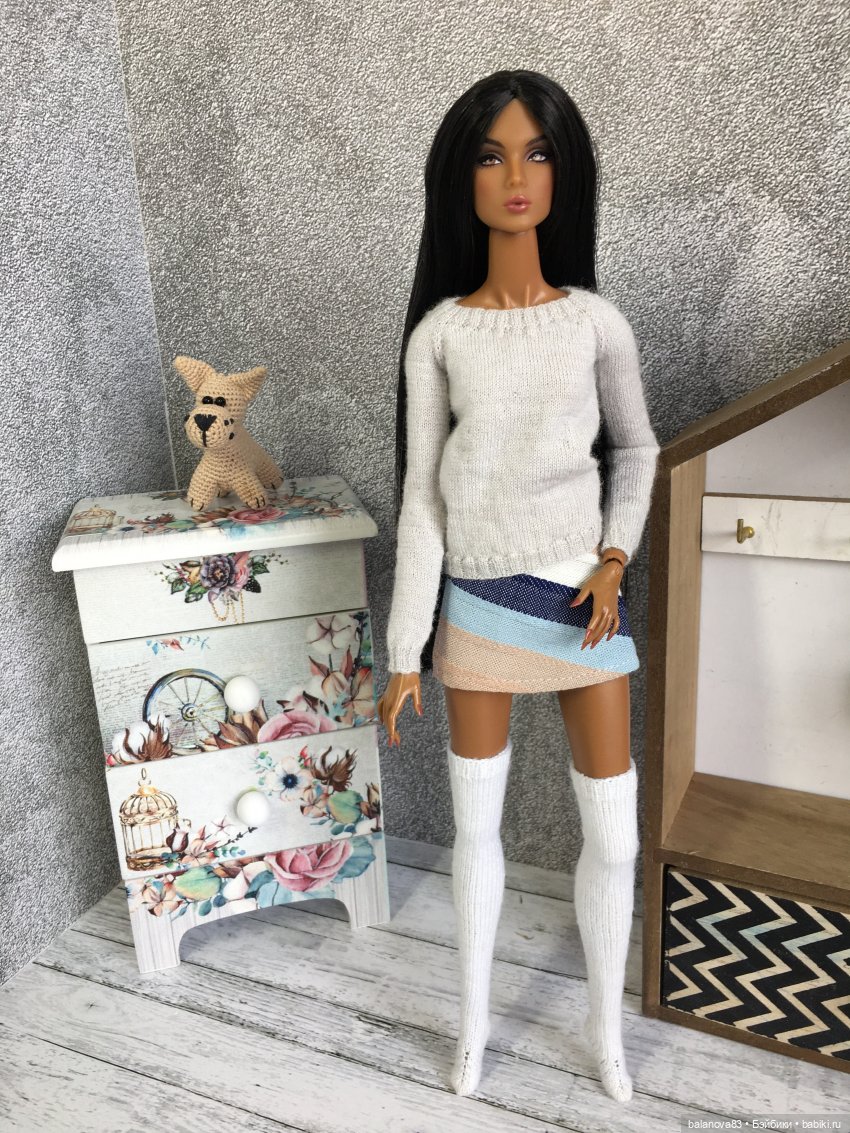 Джемпер для Лилит | Бэйбики Джемпер для Лилит — Одежда и обувь для кукол своими руками: фото (фото 3)