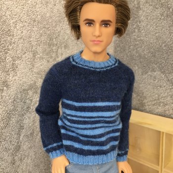 Мужской джемпер (формат барби)