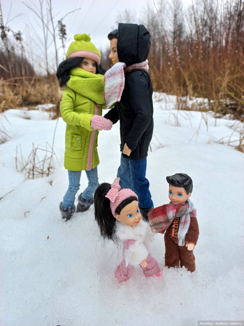 Выходной с мамой и папой | Бэйбики Выходной с мамой и папой — Разные шарнирные куклы (не БЖД): редкие (фото 7)