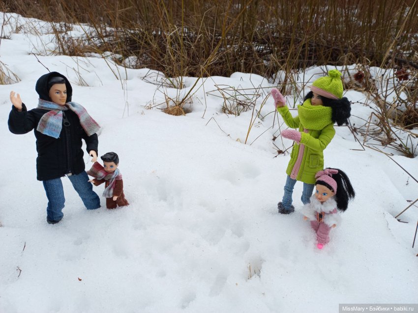 Выходной с мамой и папой | Бэйбики Выходной с мамой и папой — Разные шарнирные куклы (не БЖД): редкие