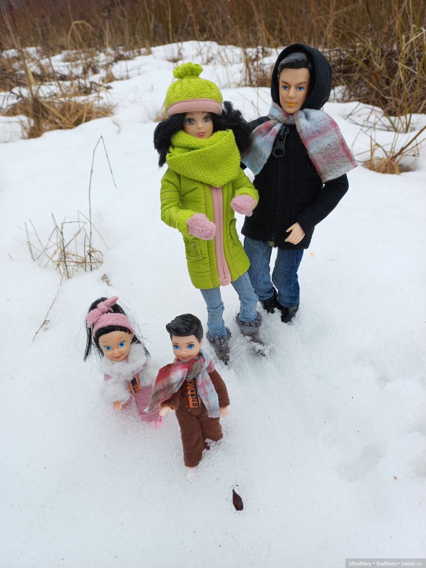 Выходной с мамой и папой | Бэйбики Выходной с мамой и папой — Разные шарнирные куклы (не БЖД): редкие (фото 5)