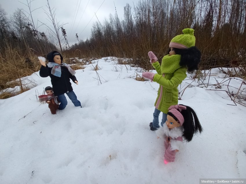 Выходной с мамой и папой | Бэйбики Выходной с мамой и папой — Разные шарнирные куклы (не БЖД): редкие