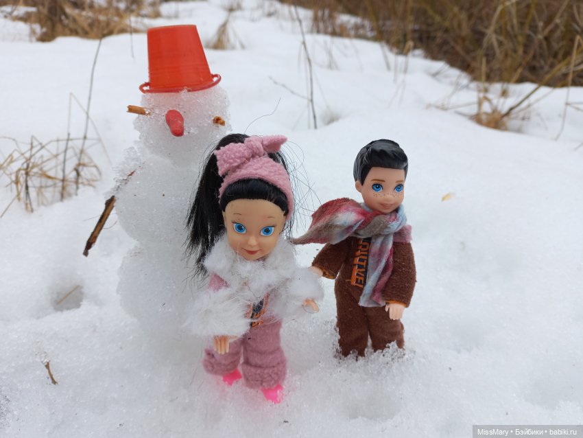 Выходной с мамой и папой | Бэйбики Выходной с мамой и папой — Разные шарнирные куклы (не БЖД): редкие