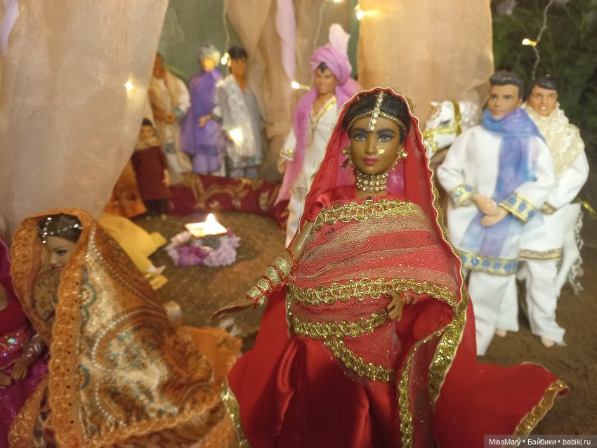 Свадьба Лакшми и Дхарам Сингха. Церемония бракосочетания (фото 9)