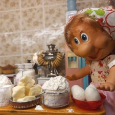 "Веселые картинки". Рецепт кексов тети Фаины