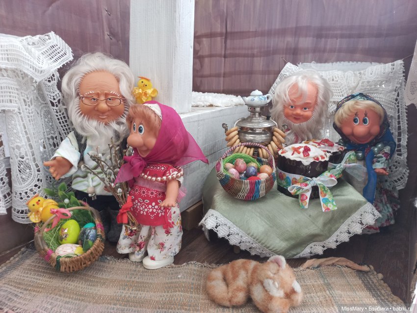 "Веселые картинки". Напекла Фаина куличей