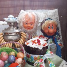 "Веселые картинки". Напекла Фаина куличей